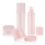 Pink Plastic Cosmetic Containers Lotion Pump 50g 120g TSA for sale