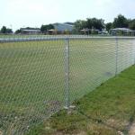 2.5mm 3mm Metal Iron Chain Link Fencing Galvanized Chain Link Fence 8 Foot for sale