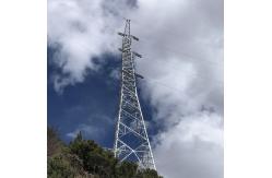 China 110 132kV 4 Legged Angular Steel Lattice Transmission Tower supplier