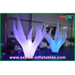 1.5m High Nylon Cloth Inflatable Lighting Coral Water Plant For Stage Decoration for sale
