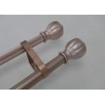 Ceiling Mounted Telescoping Curtain Rod Decorative End Caps for sale