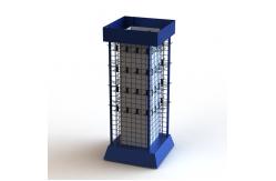China Four Sides Grid Panel Metal Display Stands For Garden Hard Tooling supplier