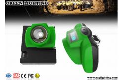 China 13000 Lux Rechargeable Headlamps For Hunting 6.2Ah Battery PC Material supplier