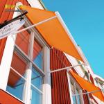 Heavy Duty Remote Control Outdoor Awnings Drop Arm Window Awning for sale