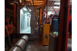 China Customizable Floor Rail Coating Line Room Structures For Superior Finishes supplier