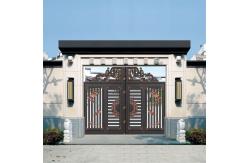 China Patio Yard Folding Security Aluminium Fence Gate Motorised 304SUS supplier