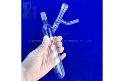 China High Temperature Fused Quartz Threaded Tube Ground Quartz Glass Tube supplier