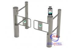 China Zkteco Thermal Measurement IR Sensor Swing Barrier Gate supplier