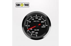 China 638 Sensor White Sinco Tech Dash Digital Display SINCOTECH Boost Pressure Gauge supplier