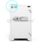 Adjustable Shelves Fireproof Safe Box Solid Steel Latches Secure Valuables Documents