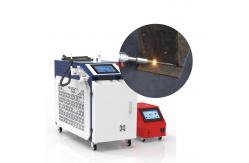 China Precision 2000W Metal 3mm Laser Welding Machine With 1400mm Robot Arm supplier