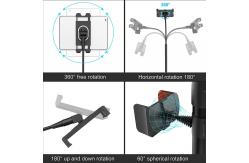 China Adjustable Long Gooseneck Phone Holder 64.96 Inch Tripod Tablet Stand supplier
