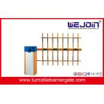 IP44 Manual parking lot Boom Barrier Gate Arm With 2 Fence / 3 Fence