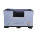 Recyclable pallets packaging boxes Corrugated Sleeves Foldable Plastic container