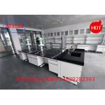 Sturdy C frame Chemistry Lab Workbench Wood Laboratory Furniture with Chemical resistant Laminate Worktop for sale