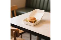 China Customized Printing Fast Food Packaging Paper Hamburger  Fries Takeaway Boxes supplier