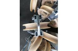 China 2T Single Wheel Nylon Conductor Stringing Blocks 660mm Diameter supplier
