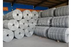 China Concrete Weight Coating Galvanized Wire Mesh Tensile Strength 483N - 650N/Mm2 supplier