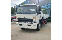 China White 4*2  Sinotruk Howo With  Folding Crane  Lorry Mounted Crane supplier