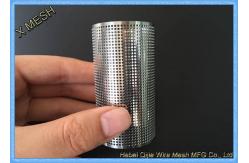 China Etched Plates Punched Perforated Metal Mesh Round Hole With 2mm Thickness supplier