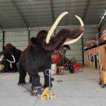 RoHS Realistic Animated Animals Life Size Realistic Mammoth Model