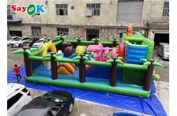 China Waterproof Inflatable Playground Naughty Fort Castle Slide supplier