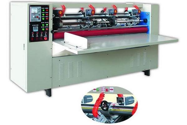 Corrugated Cardboard Creasing Slitting Cutting Machine Electric Thin Blade
