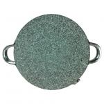 BBQ Granite Dia 24cm Stone Grill Plates Round Cooking Pot Grey