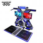 Dual-screen synchronized two-player VR standing Platform arena equipped with turbine lighting and wireless overhead bracket for sale