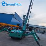 Electric and Diesel Power Source Spider Crane with Telescopic Boom Reach
