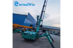 China Electric and Diesel Power Source Spider Crane with Telescopic Boom Reach supplier