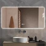 Wall Mounted Led Smart Bathroom Mirror 750x1000mm Rectangular for sale
