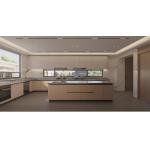 Large Rectangular Island Stainless Steel Commercial Kitchen Cabinets Formaldehyde Free for sale