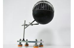 China Wire Frame 200mm Dull Black Painted Wooden Sphere Device IEC 60335-2-23 supplier