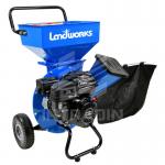 China Rotor 13HP Wood Chipper Shredder Double Sided Blades With Adjustable Discharge Chute manufacturer