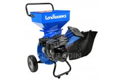 China Rotor 13HP Wood Chipper Shredder Double Sided Blades With Adjustable Discharge Chute supplier