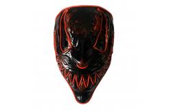 China Venom Halloween Scary Light Up Mask With Neon EL Wire 3 Lighting Modes supplier