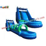 Renting Commercial, Home Backyard PVC tarpaulin Outdoor Inflatable Water Slides for Kids for sale