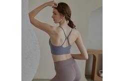China Moisture wicking XS-5XL Womens Sports Bra Swim Top Sexy Less Back Design supplier