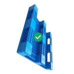 Injection Molded Nestable Plastic Pallet Heavy Duty 1200Kg Dynamic Ergonomic for sale