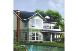 China Eco Friendly Prefab Light Steel Villas Structural Design With Aluminum Winow supplier