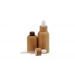 50ml Bamboo 18 / 410 Essential Oil Dropper Bottles for sale