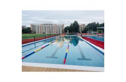 China Big Outdoor Swimming Pool ZAM Steel Frame Training Swimming Pool Prefabricated supplier