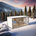 Rainproof Folding Container House Customization Fold Out Shipping Container House