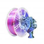 High Speed  Silk 3d Printer Filament  Tri-color Red Blue Green 1.75mm PLA+ Filament for sale