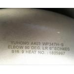 A403 WP347H Stainless Steel Pipe Fitting 90 Degree Elbow for sale