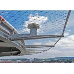 Suspended Anti Fall Stainless Steel Architectural Mesh 60 Degree Angle for sale