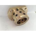 Hydraulic Cylinder Casting Flanged Bronze Bearings 60 HB Hardness for sale