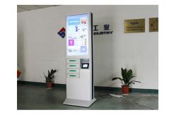 China 43 Inch Advertising Wireless Mobile Phone Charging Station With 4 Lockers supplier