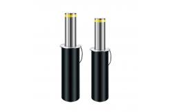 China 304 Stainless Hydraulic Retractable Bollards Automatic Rising Electric Retractable Security Bollards supplier